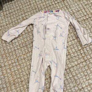 Magnetic Me Light Pink One Piece with Rainbow Collar